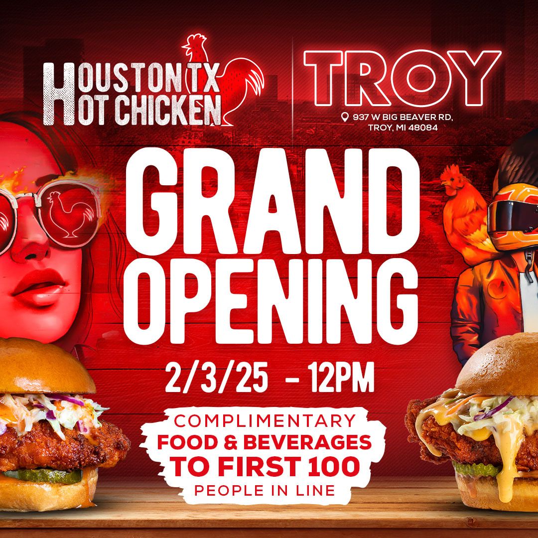 Houston TX Hot Chicken Spices Things up With Third Michigan Location Opening in Troy Houston TX Hot Chicken Spices Things up With Third Michigan Location Opening in Troy