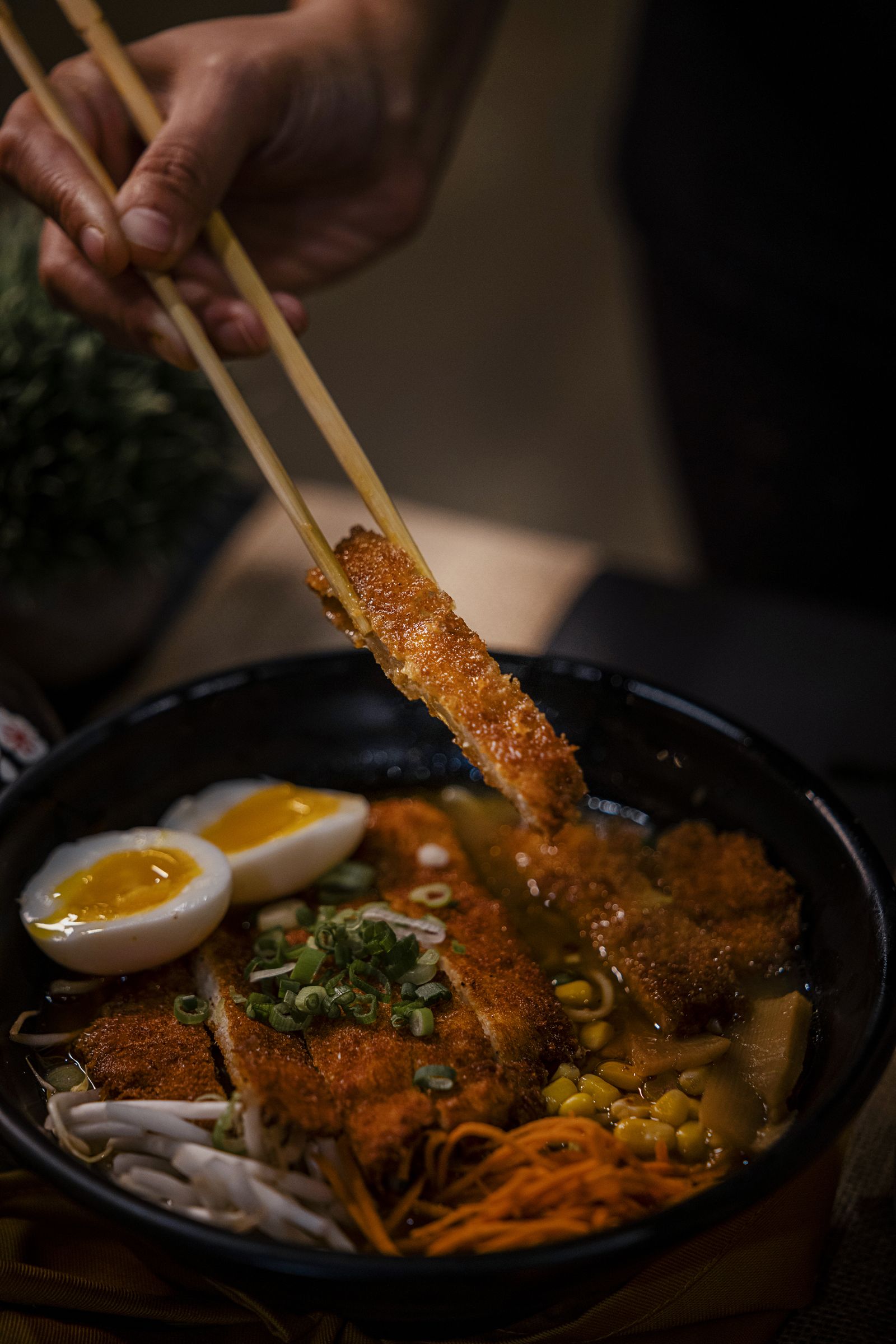 Lime House Founder Details Best-Selling Ramen Dish Lime House Sushi and Ramen Crispy Chicken Ramen