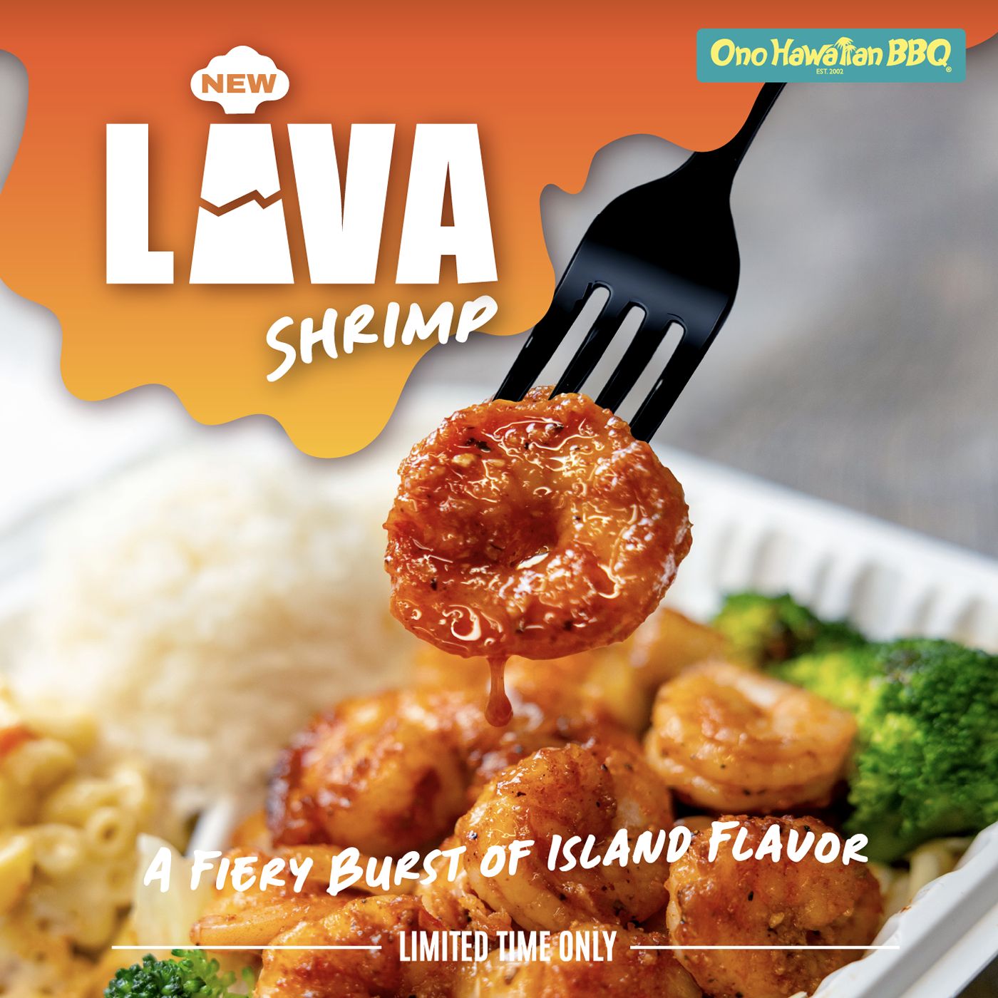 Ono Hawaiian BBQ Launches New Lava Shrimp & $8 Seafood Aloha Plate Deal Ono Hawaiian BBQ Launches New Lava Shrimp & $8 Seafood Aloha Plate Deal