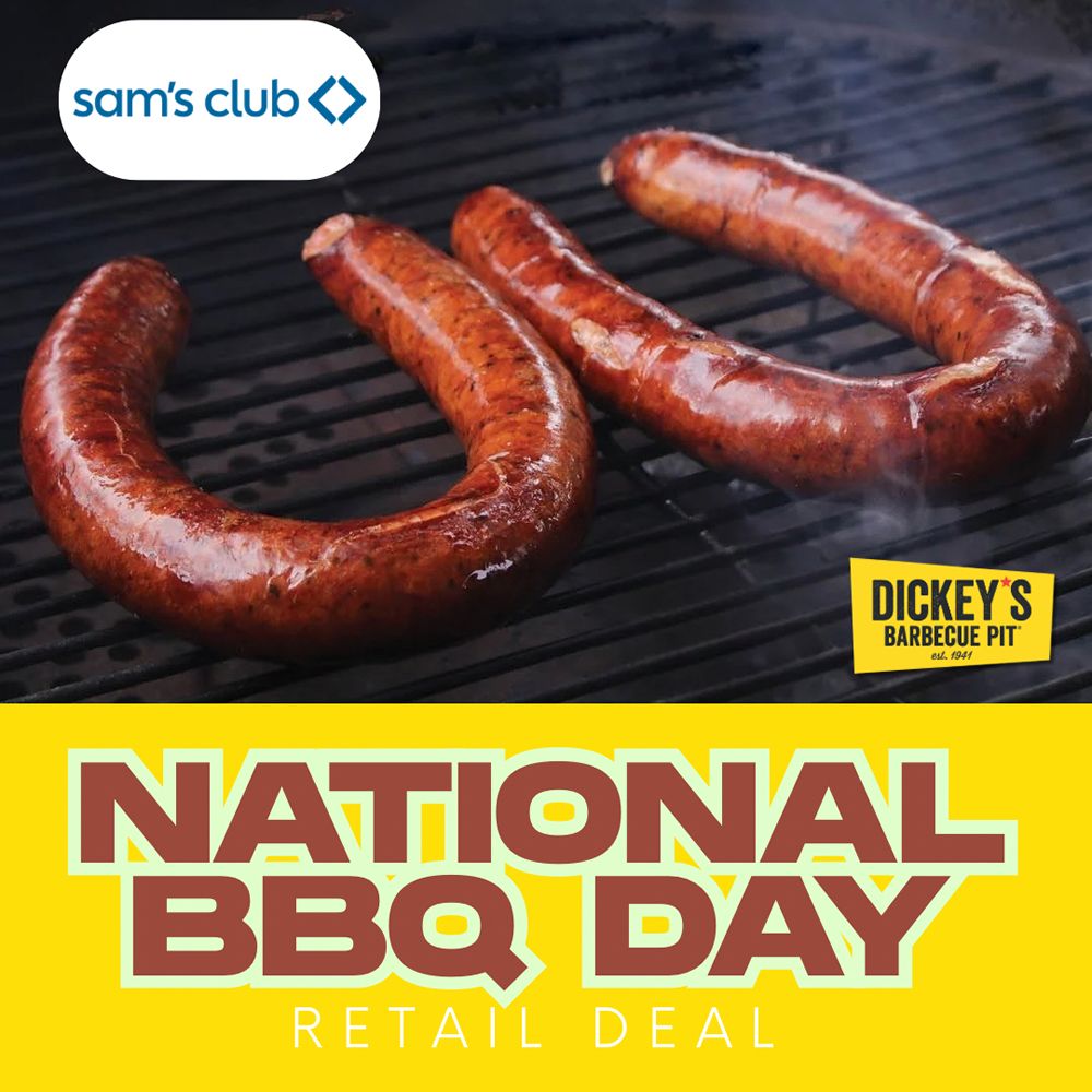 Dickey's Celebrates BBQ Month with Retail Deals at Sam's Club Dickey's Celebrates BBQ Month with Retail Deals at Sam's Club