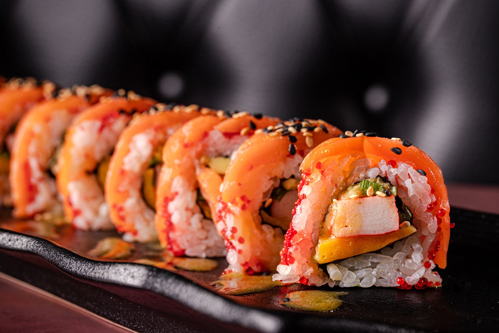 At Rock N' Roll Sushi, the Time is Right to Mango Rock N' Roll Sushi Sweet Mango O' Mine Roll