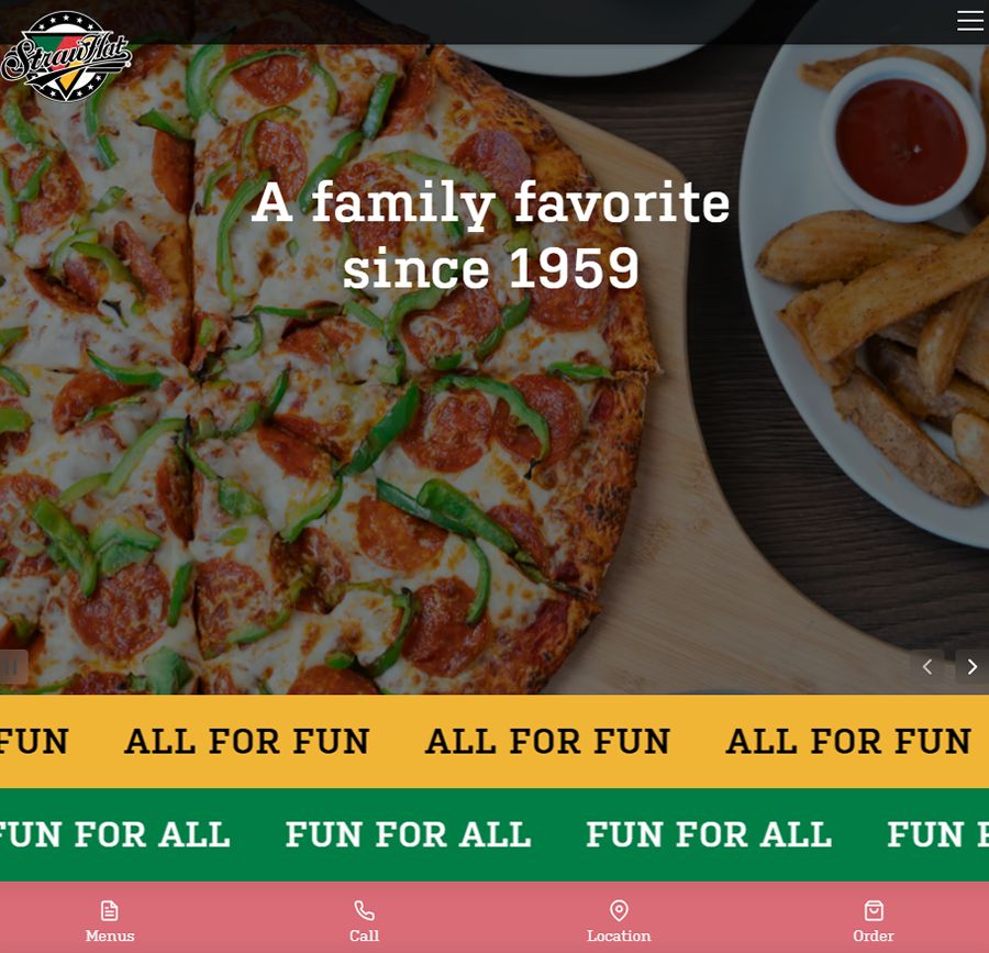 Straw Hat Pizza Launches Updated Website With Sociavore Straw Hat Pizza Launches Updated Website With Sociavore