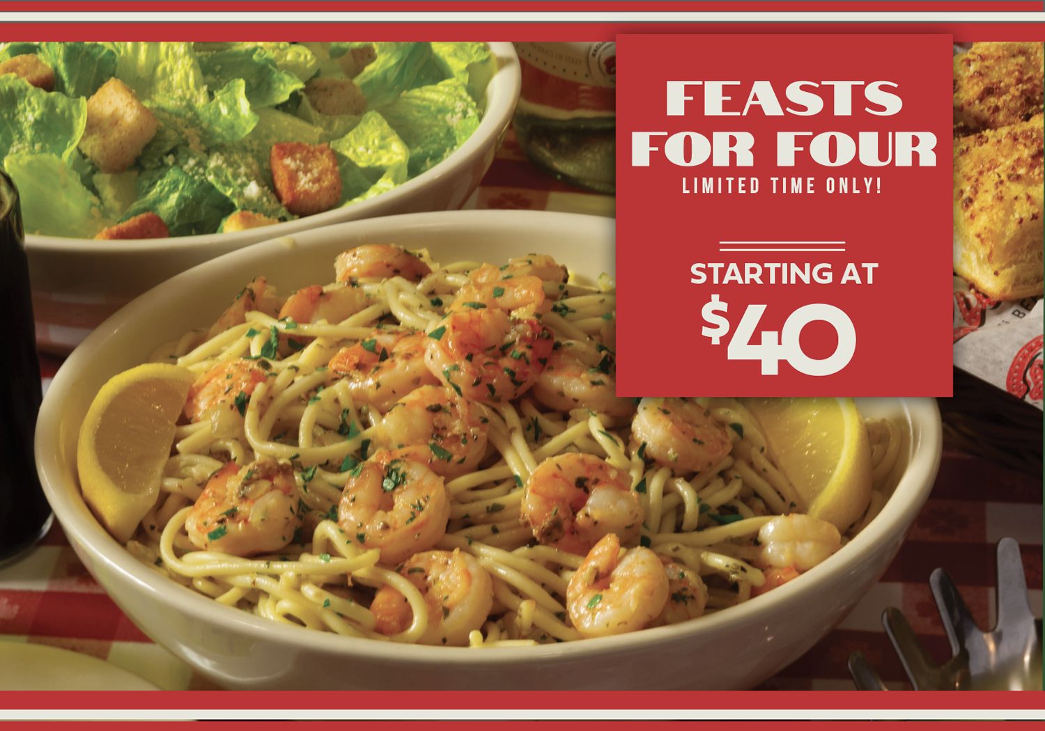 Refresh, Unwind, and Indulge: Buca di Beppo Launches Signature 'Happiest of Hours' Menu Refresh, Unwind, and Indulge: Buca di Beppo Launches Signature 'Happiest of Hours' Menu