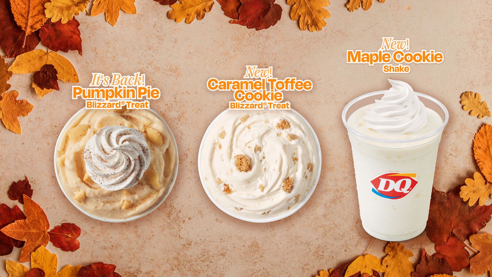 Dairy Queen Ushers in Fall with Seasonal Treats and a Cool 85-Cent Blizzard Deal Dairy Queen Ushers in Fall with Seasonal Treats and a Cool 85-Cent Blizzard Deal