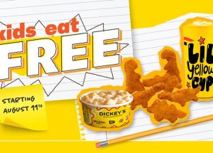Dickey’s Barbecue Pit Offers Kids Eat Free Nights Starting Aug. 11