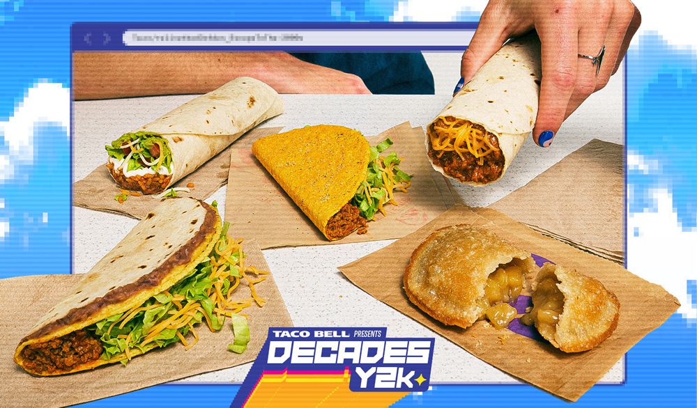 Taco Bell Rewinds to the 2000s With Decades Y2K Menu Featuring Iconic Fan-Favorites and an Exclusive Merch Collab - Plus a One-Night Party With Lil Jon Taco Bell Rewinds to the 2000s With Decades Y2K Menu Featuring Iconic Fan-Favorites and an Exclusive Merch Collab - Plus a One-Night Party With Lil Jon