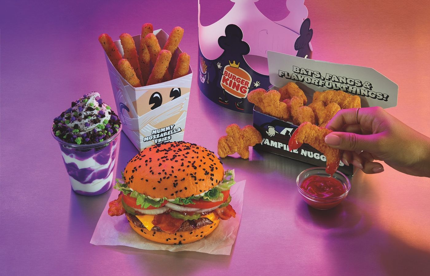 Burger King Invites Guests to Do the Monster Mash This Halloween With All-New "Monster Menu" Burger King Invites Guests to Do the Monster Mash This Halloween With All-New "Monster Menu"