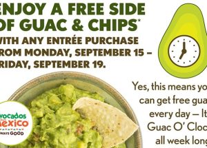 California Tortilla Serves a Week of Free Chips and Guac for National Guacamole Day