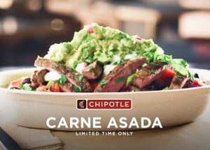 A Carne Asada Comeback: Chipotle’s Most-Searched Menu Item Returns Just in Time for Football Season