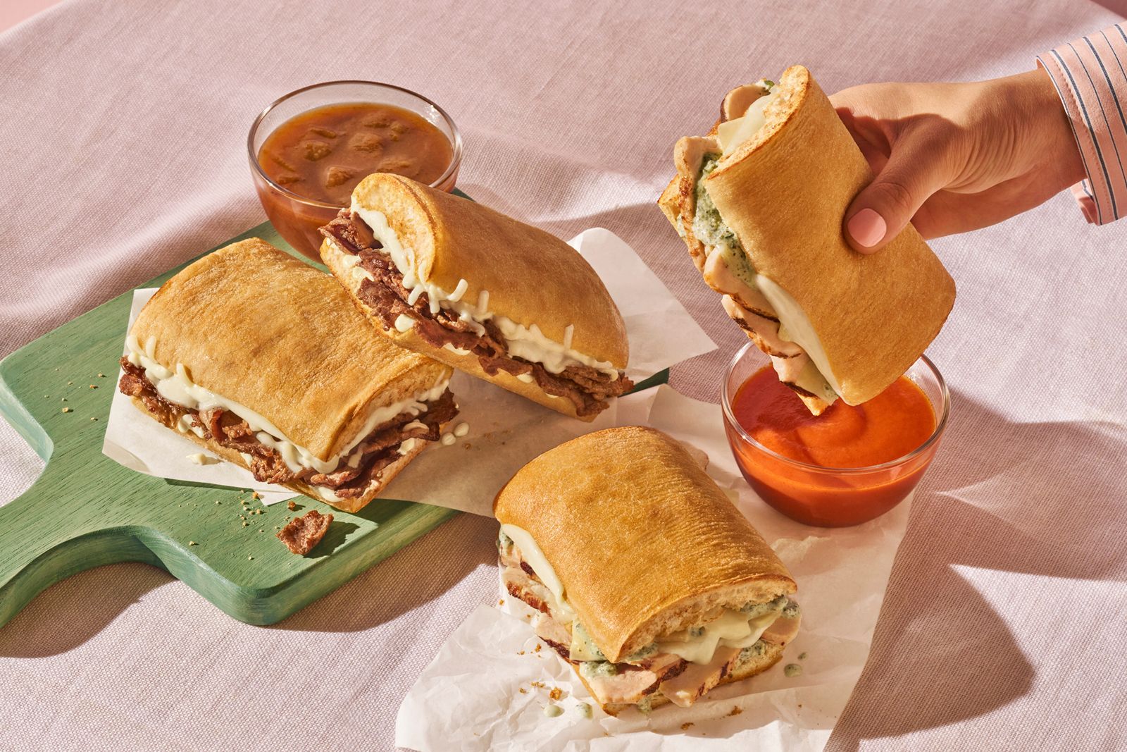Fan-Favorite French Ciabatta Dipper Returns September 10, Joined by All-New Chicken Pesto Ciabatta Dipper Fan-Favorite French Ciabatta Dipper Returns September 10, Joined by All-New Chicken Pesto Ciabatta Dipper
