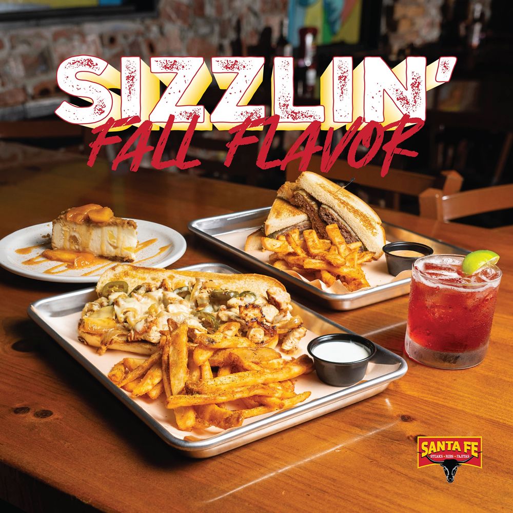 Santa Fe Cattle Co. Serves Up "Sizzlin' Fall Flavors" Limited-Time Menu Santa Fe Cattle Co. Serves Up "Sizzlin' Fall Flavors" Limited-Time Menu