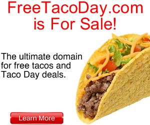 FreeTacoDay.com is For Sale!