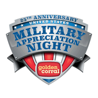 Golden Corral Marks 25 Years of Military Appreciation Night to Honor America's Heroes