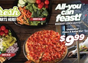 Mountain Mike’s Pizza Expands Fresh Menu With New Specialty Salad and Brings Back Popular All-You-Can-Eat Lunch Buffet Promotion