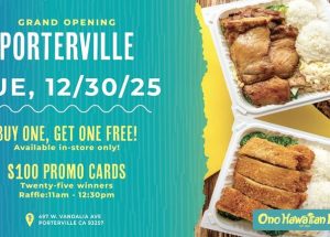 Ono Hawaiian BBQ Brings Island-Inspired Comfort Food to Porterville with New Restaurant Opening