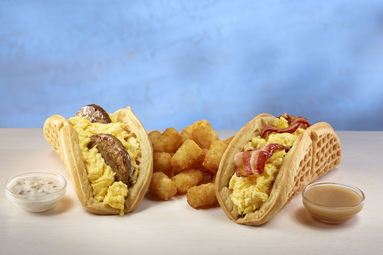 Huddle House Brings In MVP Lineup and NEW Waffle Wedge Dessert Huddle House MVP Waffle Taco