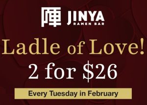 JINYA Ramen Bar Introduces Ladle of Love Special This February