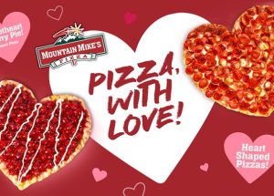 Mountain Mike’s Pizza Celebrates Love With the Return of Popular Heart-Shaped Pizza & Sweetheart Cherry Pie Dessert Pizza