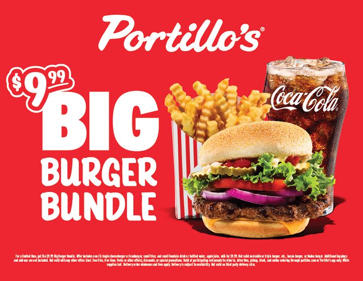 Sink your Teeth into More Flavor, More Beef and More Value with Portillo's BIG Burger Bundle Sink your Teeth into More Flavor, More Beef and More Value with Portillo's BIG Burger Bundle