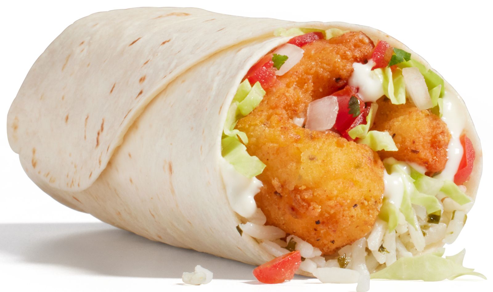 Del Taco Jumbo Shrimp Burrito Del Taco Serves Up JUMBO Flavor and JUMBO Value This Lent