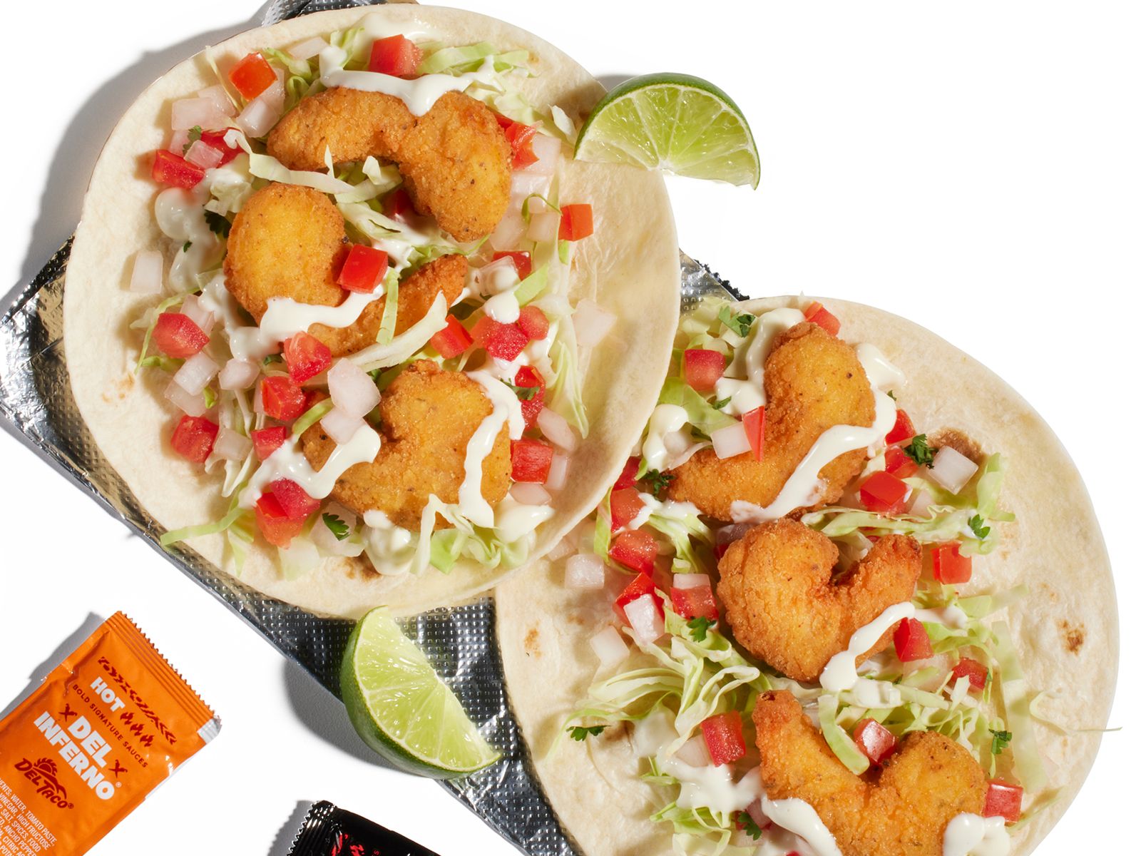 Del Taco Serves Up JUMBO Flavor and JUMBO Value This Lent Del Taco Jumbo Shrimp Tacos