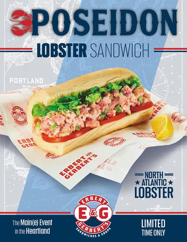 New King of the Sea: Erbert & Gerbert's Drops New Lobster Sandwich The Poseidon