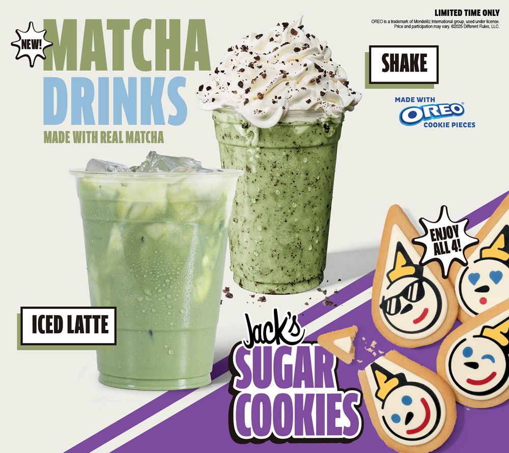 A Matcha Made in Heaven: Jack in the Box Launches Matcha Beverage Lineup Nationwide A Matcha Made in Heaven: Jack in the Box Launches Matcha Beverage Lineup Nationwide