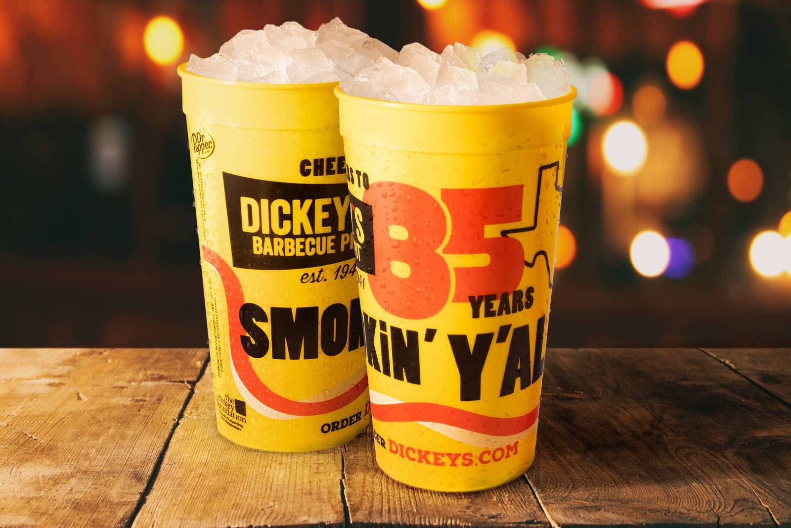 Dickey's Unveils New Big Yellow Cup for 85th Anniversary Dickey's Unveils New Big Yellow Cup for 85th Anniversary