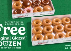 Krispy Kreme Helps Fans ‘Spring Forward’ with Sweet Deal: FREE Original Glazed Dozen on Monday with Purchase of Any Dozen