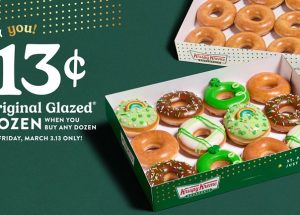 Krispy Kreme Turns Friday the 13th into a Lucky Day with 13-Cent Original Glazed Dozens