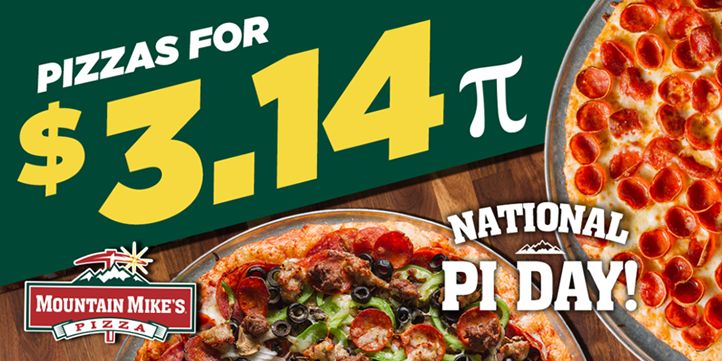 Mountain Mike's Pizza Celebrates Pi Day 2026 Logically With a Delicious Formula and Enticing Equation