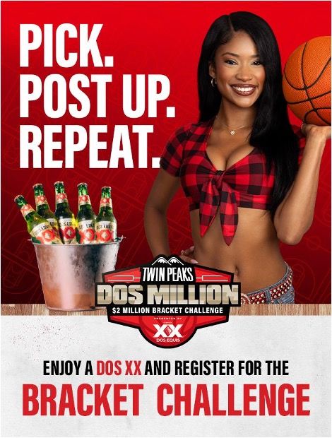 Twin Peaks and Dos Equis Launch $2 Million Bracket Challenge for 2026 Tournament Season