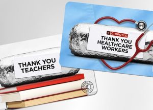 Chipotle To Give Away up to $2 Million in Free Burritos to Teachers and Healthcare Workers