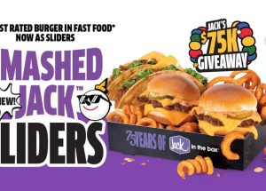 Jack in the Box Drops Smashed Jack Sliders Munchie Meal With Surprise Cups and a Chance to Win $75,000