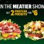 Subway Celebrates Lyrid Meteor Shower with a Meatier Deal: Two Protein Pockets for $6 and a Chance to Win Free Subway for a Year
