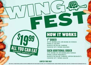 The Greene Turtle Launches First-Ever ‘Crush of the Month’ and All-You-Can-Eat Wing Fest