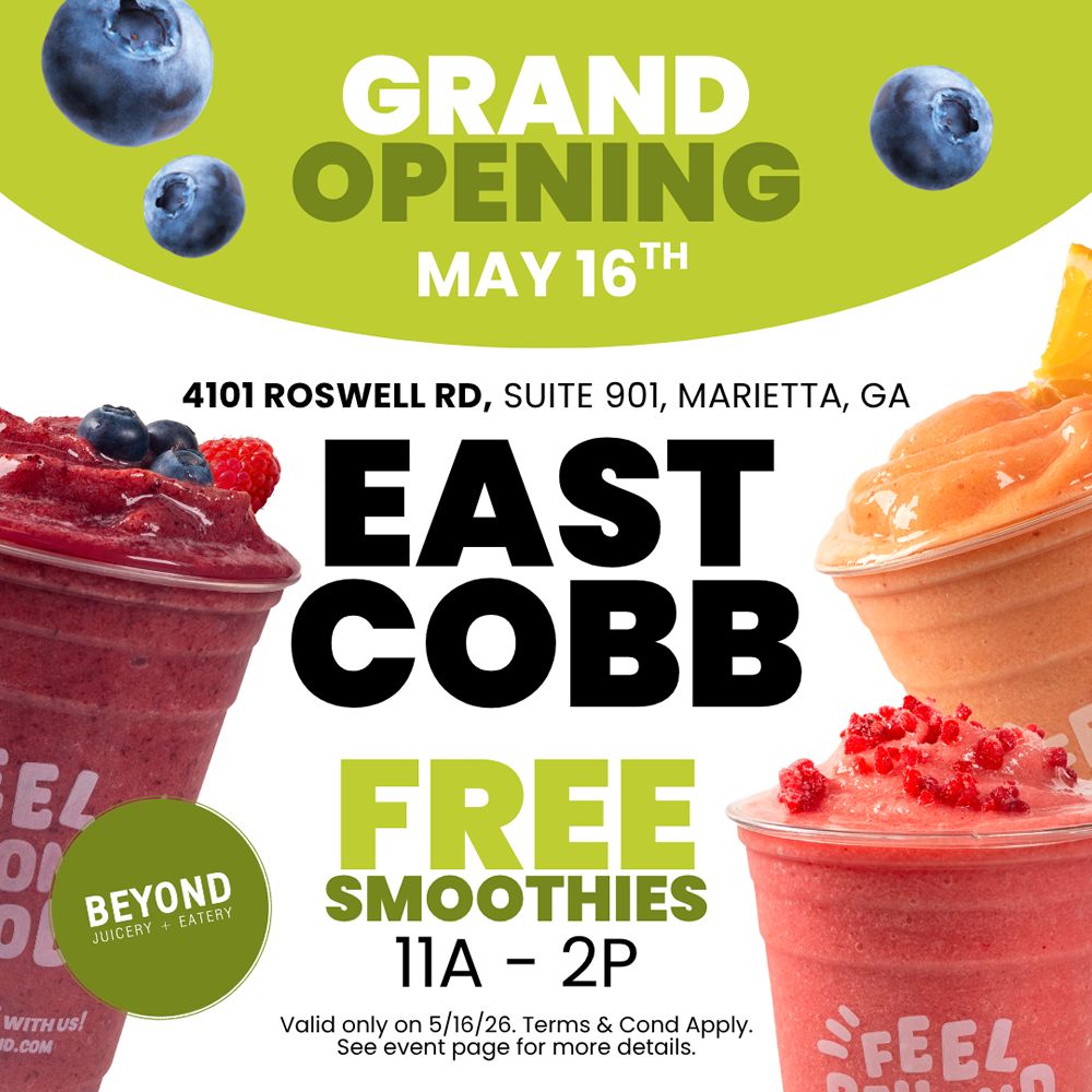 Beyond Juicery + Eatery Brings Fresh Smoothies and Feel-Good Eats to East Cobb Beyond Juicery + Eatery Brings Fresh Smoothies and Feel-Good Eats to East Cobb
