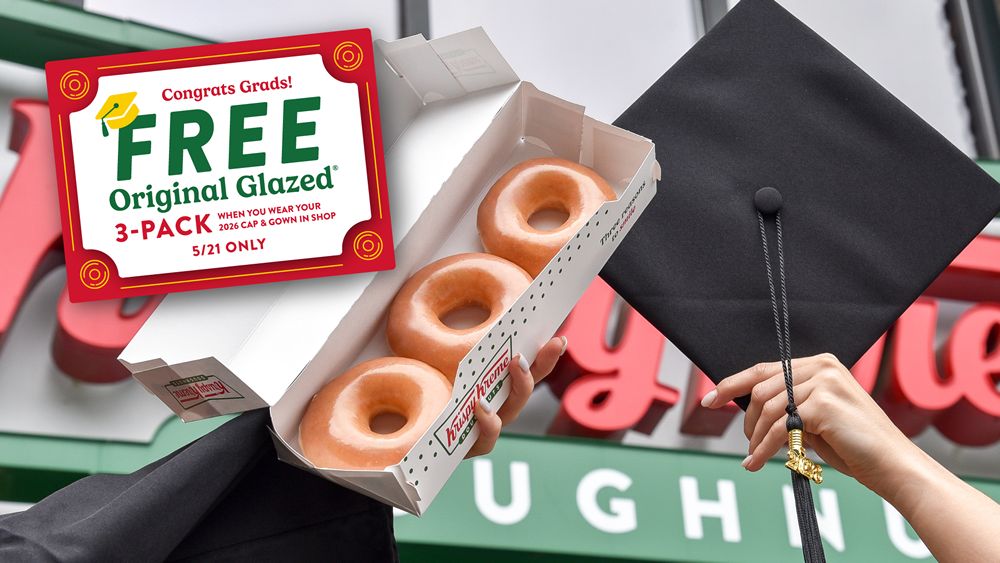 Krispy Kreme Celebrates the Class of 2026 with a Sweet Send-off - Free Doughnuts! Krispy Kreme Celebrates the Class of 2026 with a Sweet Send-off - Free Doughnuts!