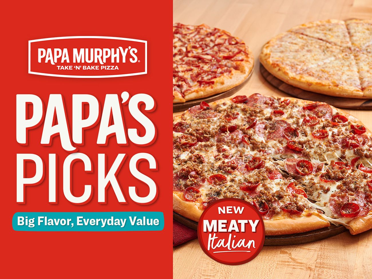 Papa Murphy's Brings the Flavor with Limited-Time Meaty Italian Pizza Papa Murphy's Brings the Flavor with Limited-Time Meaty Italian Pizza