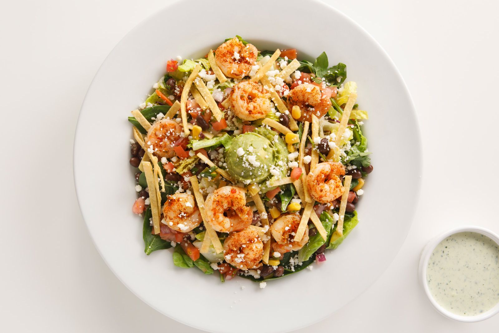 Sunny Street Café Baja Shrimp Salad Sunny Street Café Key Lime Blueberry Pancakes