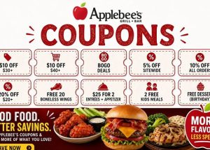 Save Big on Your Next Applebee’s Visit: New Discount Codes