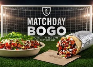 Chipotle Kicks off Summer’s Biggest Tournament With Its First-Ever Matchday BOGO for Fans Wearing Soccer Jerseys