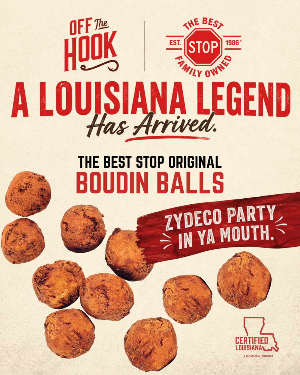Off The Hook Brings a Louisiana Legend to the Menu with New Best Stop Boudin Balls Off The Hook Brings a Louisiana Legend to the Menu with New Best Stop Boudin Balls