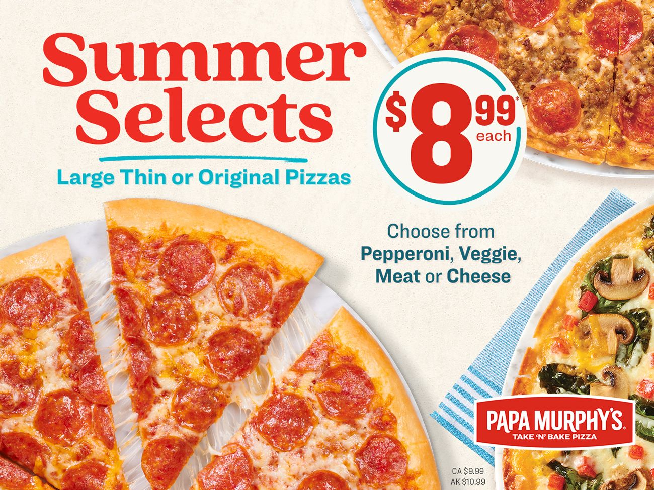 Papa Murphy's Launches "Summer Selects" Pizza Deals to Make Summer Meals Easy, Delicious and Budget-Friendly Papa Murphy's Launches "Summer Selects" Pizza Deals to Make Summer Meals Easy, Delicious and Budget-Friendly