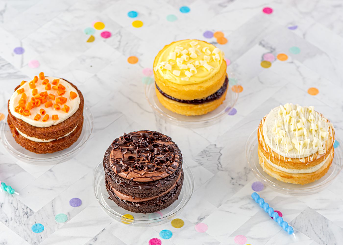 Rich's 4" Mini Cakes New Mini Cakes and Dessert Dips From Rich's Help Operators Capture Celebration Occasions