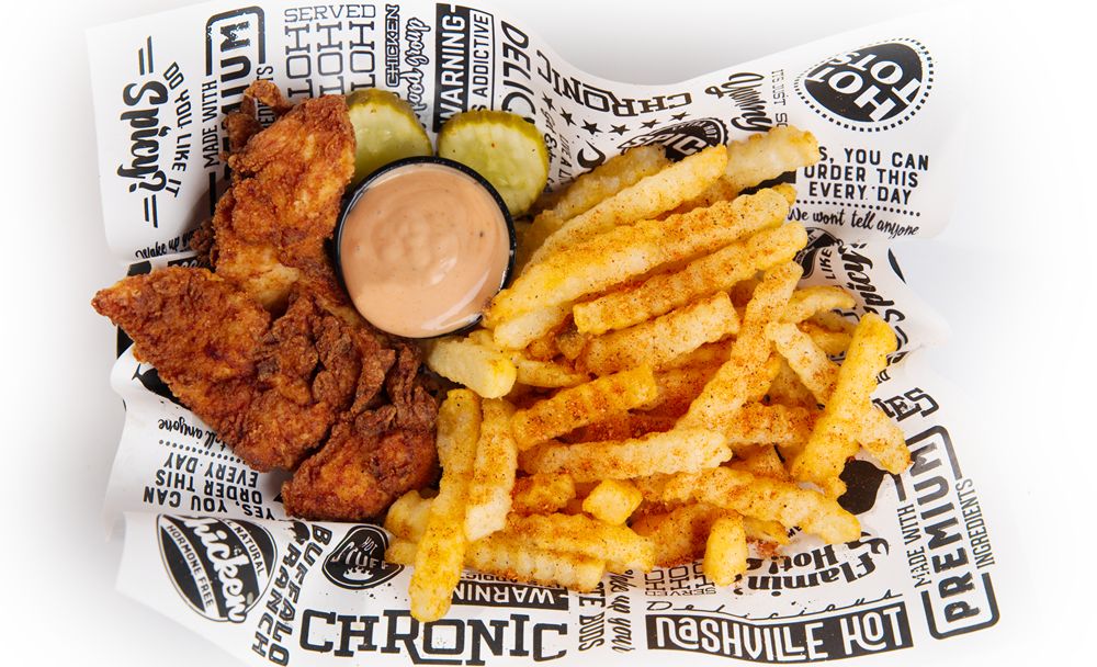 Urban Bird Hot Chicken Tenders Basket Urban Bird Hot Chicken Expands Austin Presence with Grand Opening of 24th Location in Sunset Valley