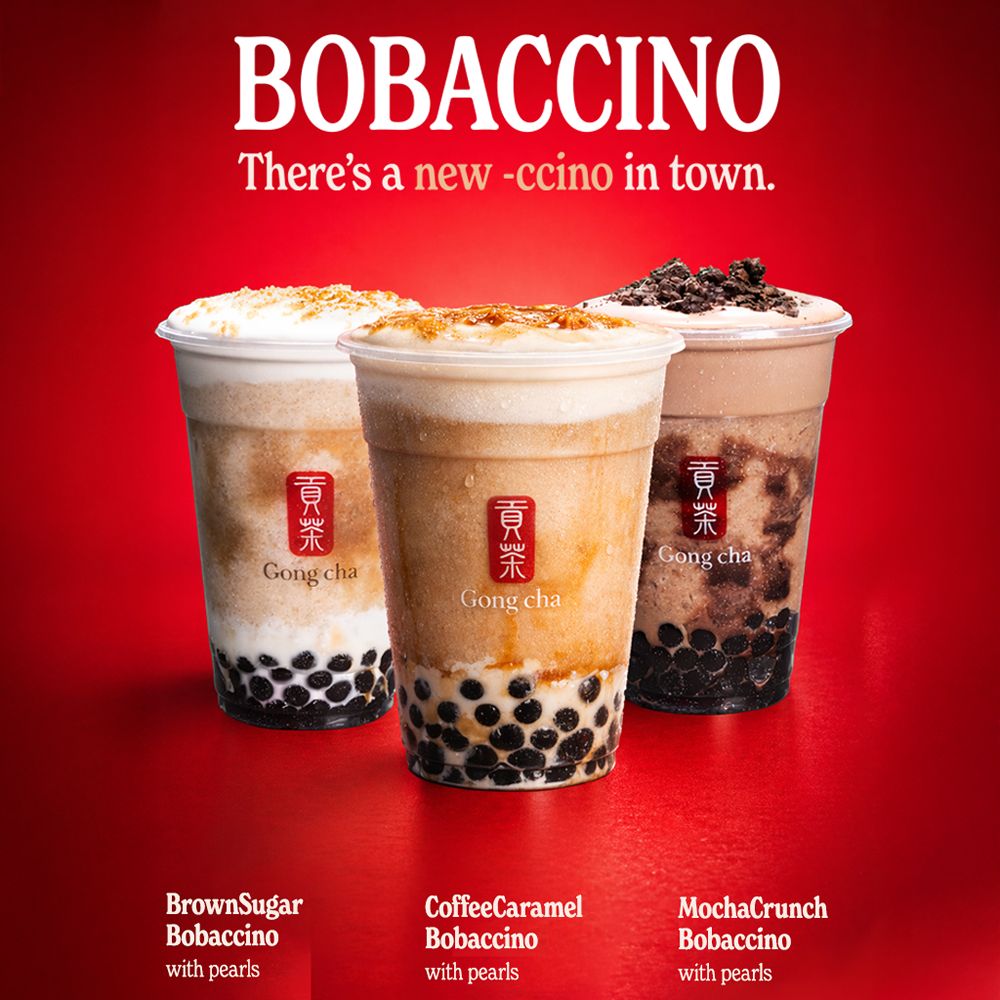 Gong cha Blends Up Summer with NEW Bobaccinos Gong cha Blends Up Summer with NEW Bobaccinos