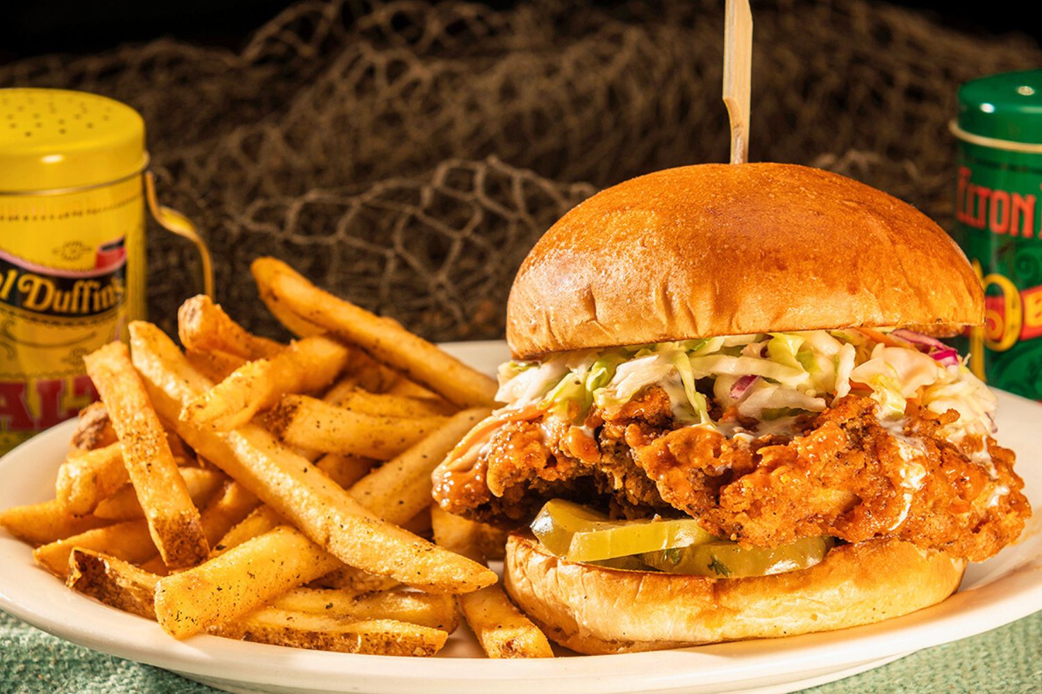 Huckleberry's Breakfast & Lunch Spicy Bayou Chicken Sandwich Huckleberry's Breakfast & Lunch Spicy Bayou Chicken Sandwich