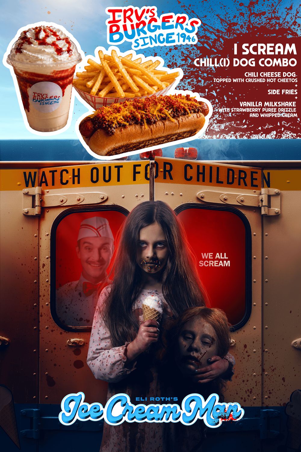 Eli Roth Brings the Chills to Irv's Burgers with 'Ice Cream Man' Partnership Kicking off with I-SCREAM Carnival Pop-Up Experience Eli Roth Brings the Chills to Irv's Burgers with 'Ice Cream Man' Partnership Kicking off with I-SCREAM Carnival Pop-Up Experience