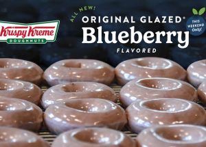 Krispy Kreme Celebrates the Sweetest Days of Summer With New Original Glazed Blueberry Flavored Doughnut